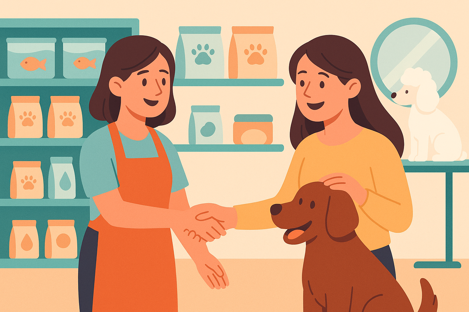 A importancia da atención ao cliente nas tendas de mascotas e perruquerías de mascotas