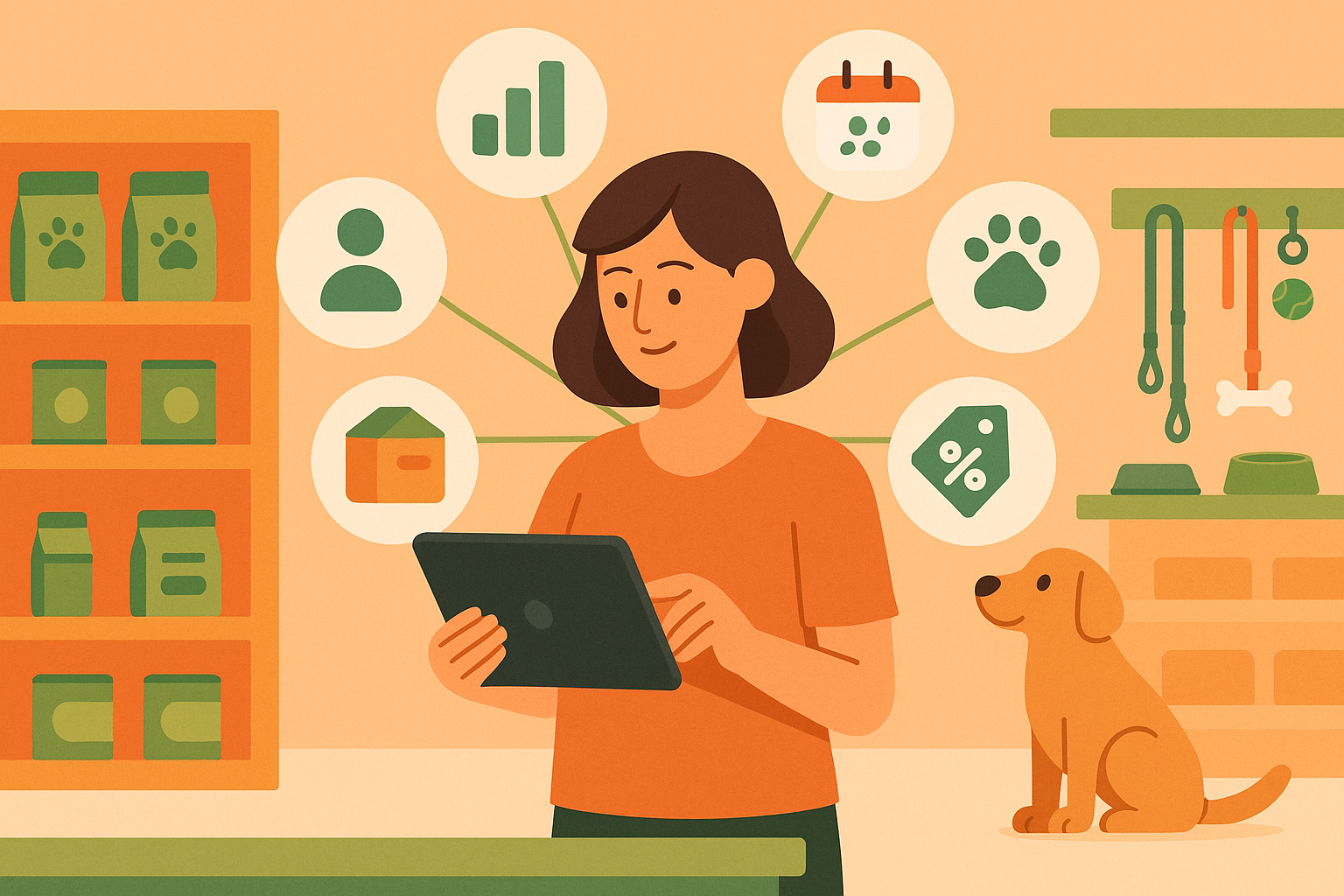 Per què és clau tenir tota la informació en un sol programa a la teva botiga de mascotes